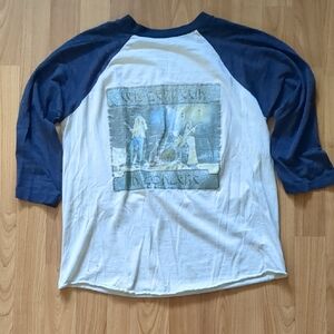 Vintage 1970s Led Zeppelin concert shirt. Features "Disco Sucks" Back Patch.